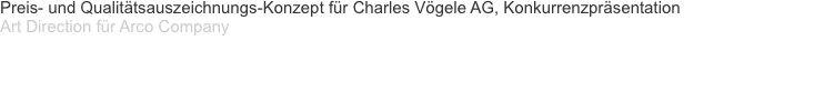 Preis- und Qualitätsauszeichnungs-Konzept für Charles Vögele AG